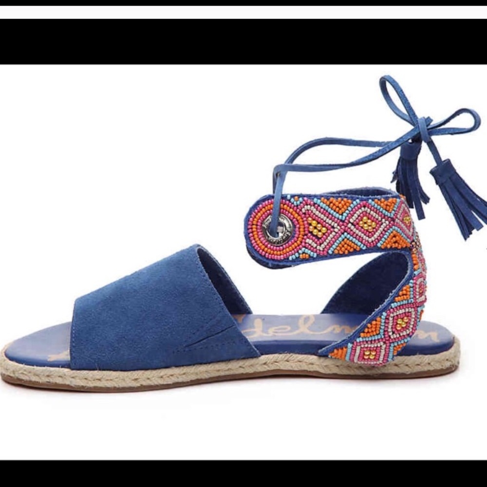 Sam Edelman blue Shae Sandal/ Espadrilles